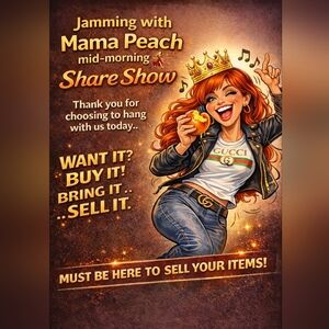 Mama🍑's No Theme Share Show 💃 MUST B Here 2 SELL❌ Not Clothes💋Extra Tray Spot